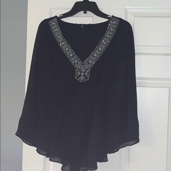 White House Black Market Tops - WHBM Embellished Blouse
